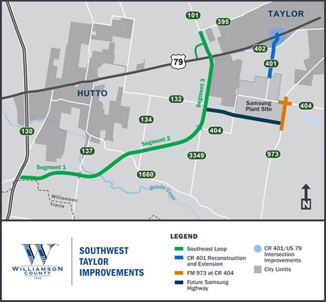 Construction begins for Segment 2 of Samsung Highway in Williamson County